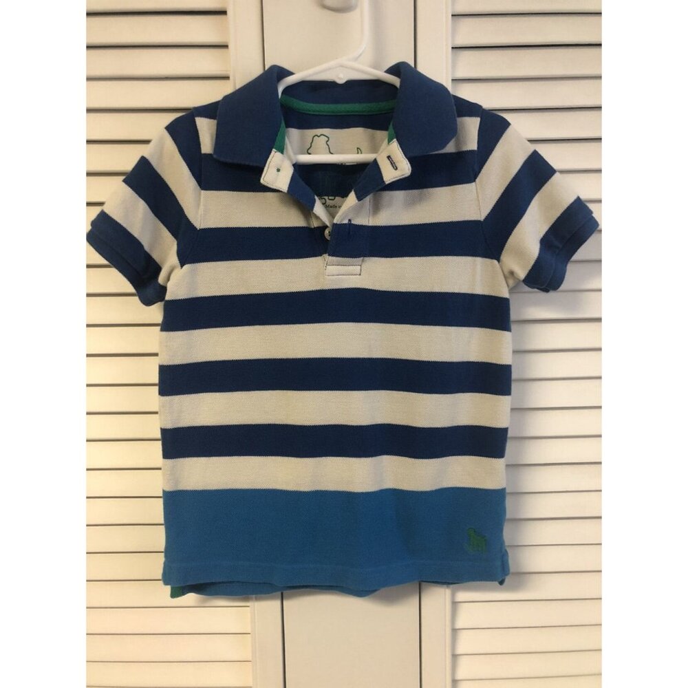 Mini Boden Size 4-5 Striped Polo